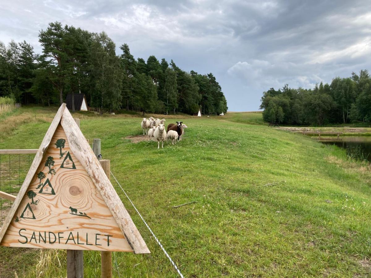 Sandfallet Glamping Laholm Exterior photo
